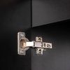 Waschtisch Skelbolu mit Türen 60x71x40 cm Schwarz/Eicheoptik [en. casa] Bild 4