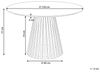 Esstisch MESILLA 120 cm 120 cm Akazienholz Dunkler Holzfarbton Bild 3