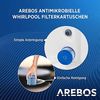 Arebos Pool-Filterkartusche Poolfilter, 6X Filterkartuschen Spa Whirlpools, Zubehör für Whirlpools Bild 2