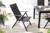 riess-ambiente Gartenstuhl COMFORT LINE anthrazit · zusammenklappbarer wetterfester Hochlehner (Einzelartikel, 1 St), platzsparender Balkonstuhl aus Stahl · mit verstellbarer Rückenlehne Bild 5
