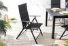 riess-ambiente Gartenstuhl COMFORT LINE anthrazit · zusammenklappbarer wetterfester Hochlehner (Einzelartikel, 1 St), platzsparender Balkonstuhl aus Stahl · mit verstellbarer Rückenlehne Bild 4