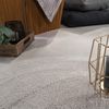 Paco Home Waschbarer Teppich Wohnzimmer Schlafzimmer Kurzflor rutschfest Flauschig Weich Moderne Einfarbige Muster, Grösse:80x300 cm, Farbe:Silber Bild 2