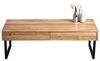 M2 Kollektion Couchtisch Linz in Wildeiche massiv, B/H/T = 110 x 35 x 60 cm Bild 3