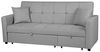 Schlafsofa 3-Sitzer Polsterbezug hellgrau GLOMMA Bild 4