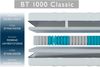 Badenia Bettcomfort Trendline BT1000 7-Zonen 1. 000er Tonnentaschenfederkernmatratze, Stiftung Warentest Testurteil GUT Ausgabe 10/2021,Härtegrad 3 (H3 - mittelfest), 90x200 cm, Öko-Tex Zertifiziert Bild 3