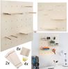 Goods+Gadgets Wandregal Pegboard, Werkzeugwand, Kreatives Stecktafel Ordnungssystem Bild 4