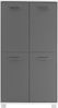 Schildmeyer Highboard Lumo 135345, weiß/basaltgrau Bild 4