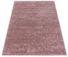 Carpetsale24 Shaggy Hochflor Teppich Läufer Flur 100x200 cm Rosa - Modern Flauschiger Teppich Extra Weich, Pflegeleicht und Einfarbig - Ideal als Teppich für Küche, Schlafzimmer und Esszimmer Bild 2