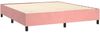vidaXL Boxspringbett mit Matratze Rosa 180x200 cm Samt 3138102 Bild 4
