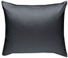 Bettwaesche-mit-Stil Mako-Satin / Baumwollsatin Bettwäsche uni / einfarbig anthrazit Kissenbezug 80x80 cm Bild 2