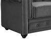 Vente-unique - Sessel - Samt - Dunkelblau - CHESTERFIELD Bild 5