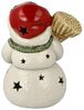 Goebel LED-Dose Kleiner Helfer, Weihnachten, Schneemann, Steingut, Bunt, 66703651 Bild 3