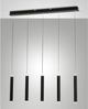 Fabas Luce 3685-48-101 LED Pendelleuchte Prado 5-flammig schwarz Bild 2