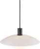 Nordlux Moderne Pendelleuchten Verona Ø 40 Cm Weiß 1-flammig Rund, Schwarz, weiß, Glas, Metall, 2010863001 Bild 3