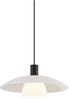 Nordlux Moderne Pendelleuchten Verona Ø 40 Cm Weiß 1-flammig Rund, Schwarz, weiß, Glas, Metall, 2010863001 Bild 4