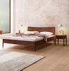 Hasena Lounge Spezia 160x210 Nussbaum, geölt - Fusshöhe 25 cm Massivholzbett Bild 5