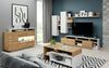 Wohnwand Anbauwand Alva 4-teilig Wildeiche Gold anthrazit Bild 4
