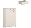 Hochkommode >TEMPRA2< in Sand - 73,7x111,1x34,8cm (BxHxT) Bild 3