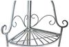 Eckregal Romance 20113 Regal aus Metall 125cm Badregal Antik Grau Küchenregal Bild 3
