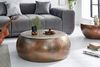 riess-ambiente Couchtisch ORIENT Ø80cm kupfer geflammt (Einzelartikel, 1-St), Wohnzimmer · Metall · rund · Hammerschlag Design · handmade Bild 4