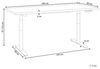 Höhenverstellbarer Schreibtisch Elektrisch 180x80 cm Verschiedene Grössen Bild 3