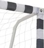 vidaXL Fußballtor, Metall weiß / schwarz, 300x160 cm Bild 5