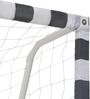 vidaXL Fußballtor, Metall weiß / schwarz, 300x160 cm Bild 2