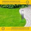 MeLiTec 2er Set LED Gartenleuchten GL13 rund, anthrazit Bild 3