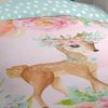 Good Morning Kids Kinder Bettwäsche 135x200 Sweet Reh Rehkitz Wende 6933-G Bild 5