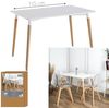 THE HOME DECO FACTORY MESA Rectangular Blanca Bild 4