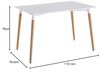 THE HOME DECO FACTORY MESA Rectangular Blanca Bild 3