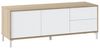 TV-Board >BROOKLYN< in Canadian Eiche/Artik White - 130x47x41 (BxHxT) Bild 3