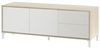TV-Board >BROOKLYN< in Canadian Eiche/Artik White - 130x47x41 (BxHxT) Bild 4