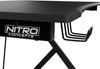 NITRO CONCEPTS D12 - Groß Gaming Tisch Zwei Kabelmuffen Halterungen für Kopfhörer und Getränke Gaming Schreibtisch für Gamers (Schwarz) Bild 5