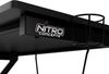 NITRO CONCEPTS D12 - Groß Gaming Tisch Zwei Kabelmuffen Halterungen für Kopfhörer und Getränke Gaming Schreibtisch für Gamers (Schwarz) Bild 4