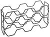 METALTEX 382910000 Hexagon 10 Flaschenregal Lava 43x12x22 cm, TouchTherm, matt schwarz Bild 1