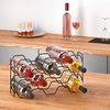 METALTEX 382910000 Hexagon 10 Flaschenregal Lava 43x12x22 cm, TouchTherm, matt schwarz Bild 2