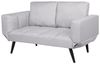 Schlafsofa 2-Sitzer Polsterbezug hellgrau BREKKE Bild 4