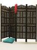 Marrakesch Orient & Mediterran Interior Paravent Orientalischer Paravent Krishna 180cm, Raumteiler, Sichtschutz, Handarbeit Bild 4