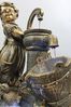 Arnusa Gartenbrunnen Springbrunnen Heidi mit Gänse BK855 Gartendeko Wasserspiel Gartenfigur, mit LED Beleuchtung Bild 4