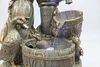 Arnusa Gartenbrunnen Springbrunnen Heidi mit Gänse BK855 Gartendeko Wasserspiel Gartenfigur, mit LED Beleuchtung Bild 3
