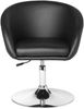 Design Relaxsessel SPM2.157 Loungesessel Kunstleder Cocktailsessel schwarz, Sessel Drehbar, Esszimmerstuhl 120 kg, Clubsessel Leder-Optik, Drehstuhl Modern, Loungesessel Wartezimmerstuhl Bild 3