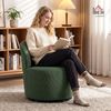 HOMCOM Sessel Breiter Sitz Relaxsessel (Moderner Polstersessel, 1-St, Relaxsessel), 360° drehbar, Cordstoff, ergonomisch Bild 2