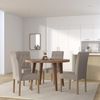 Menzzo Polsterstühle, Beige, L47 x T60 x H99 cm Bild 2