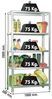 Simonrack Schwerlastregal, Lagerregal, 200 x 100 x 30 Metallregal, Kellerregal, Biegestelle 75 kg, 5 Fachböden, Galvanisiert - Advantage Bild 3