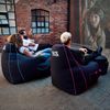 Game Over Videospiel Sitzsack Liegestuhl | Wohnzimmer | Seitentaschen für Controller | Headset-Halter | Hergestellt in Großbritannien | Ergonomisches Design für Entspannte Spieler (Lichklinge) Bild 2