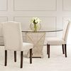 DUMOS Esszimmerstühle 4er Set, Elegant und Schön Modern Stühle Esszimmer, Pu-Leder Gepolstert küchenstühle, Esszimmerstuhl Geeignet für Küche, Wohnzimmer, Schlafzimmer (Beige) Bild 2