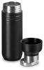 Le Creuset Trinkflasche 500ml Schwarz Matt Edelstahl Bild 3