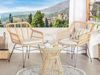 Bistro Set mit Kissen TRESTINA Hellbraun Bild 2