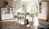 Esszimmer Set Hemsby in weiß Pinie / Eiche Landhaus Bild 2